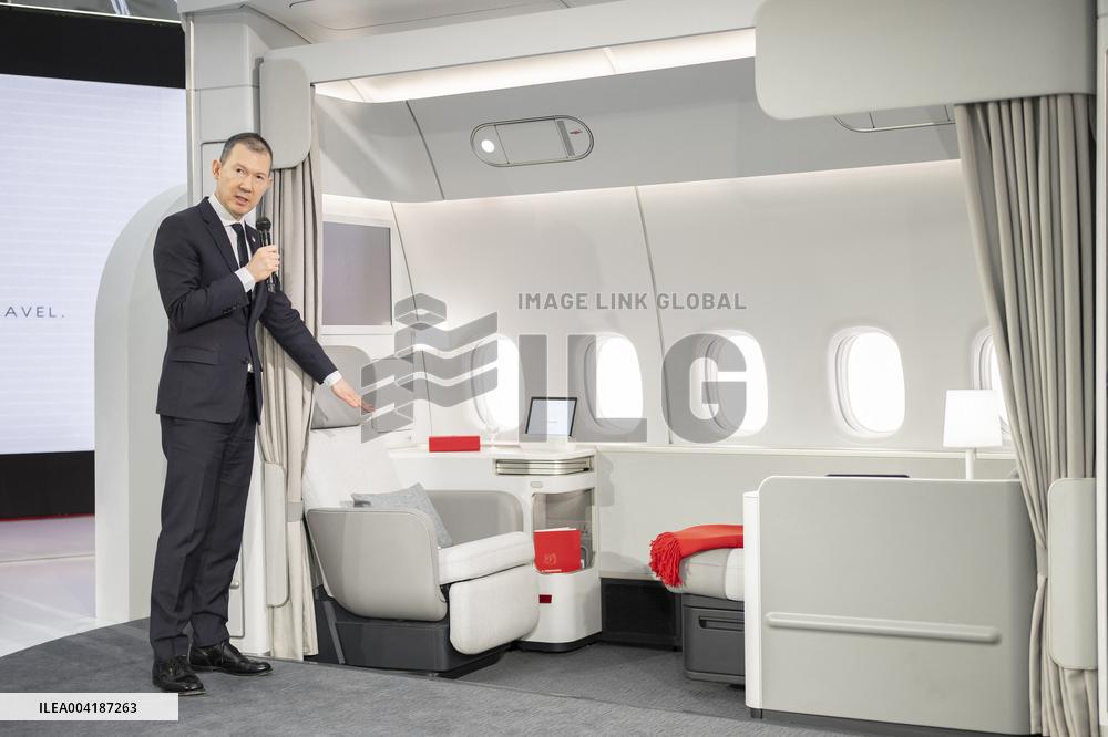 Official presentation of Air France s new La Premiere cabin - Paris
