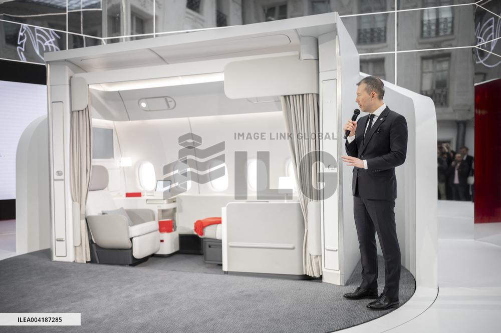 Official presentation of Air France s new La Premiere cabin - Paris