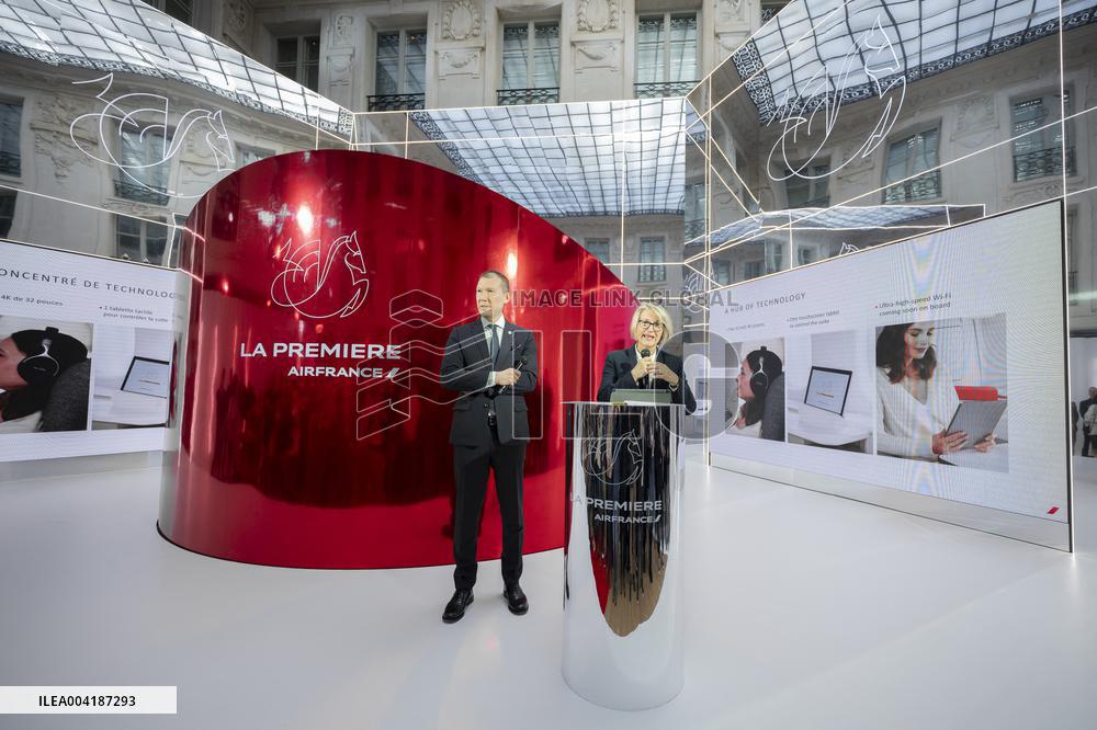 Official presentation of Air France s new La Premiere cabin - Paris