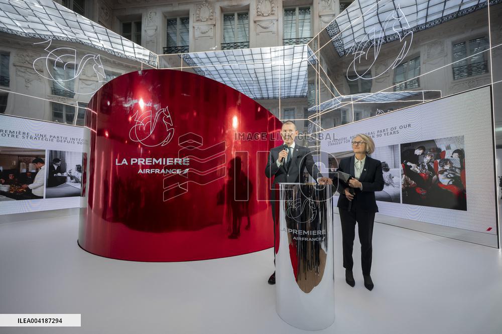 Official presentation of Air France s new La Premiere cabin - Paris