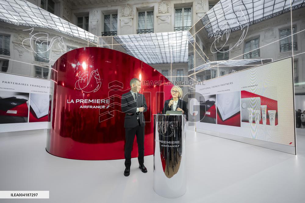 Official presentation of Air France s new La Premiere cabin - Paris