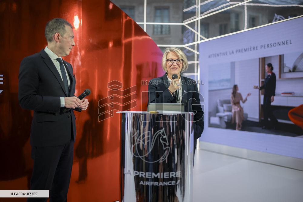 Official presentation of Air France s new La Premiere cabin - Paris