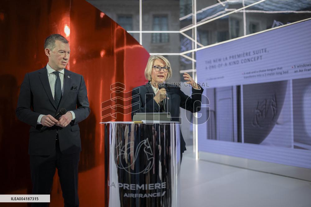 Official presentation of Air France s new La Premiere cabin - Paris
