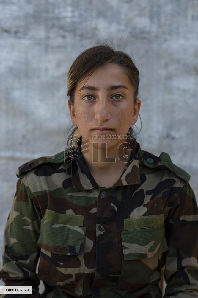 Peshmerga Recruits Of The Democratic Party of Iranian Kurdistan - Erbil