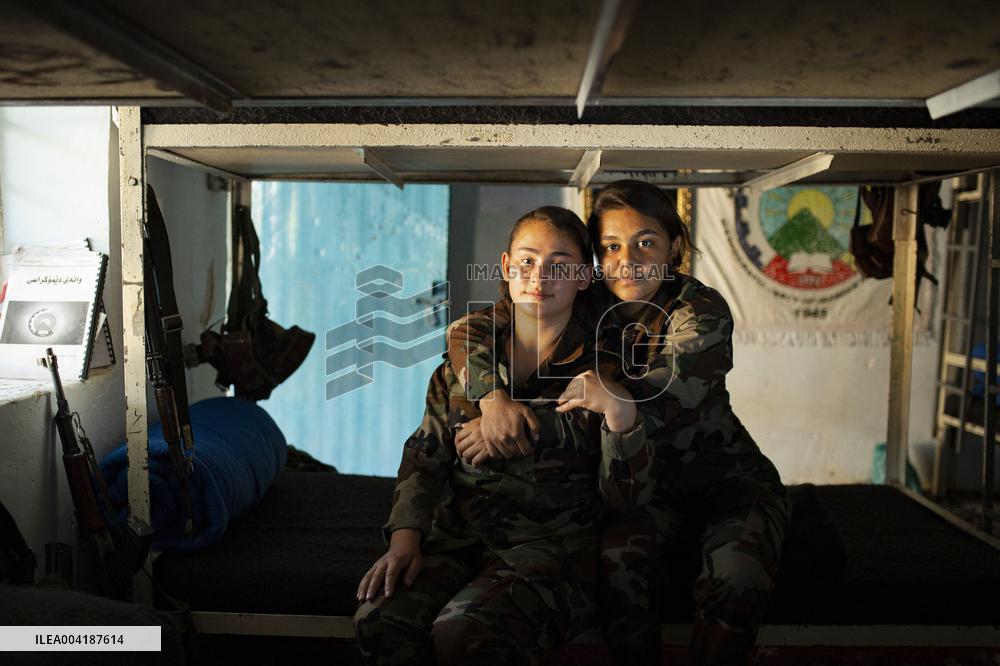 Peshmerga Recruits Of The Democratic Party of Iranian Kurdistan - Erbil