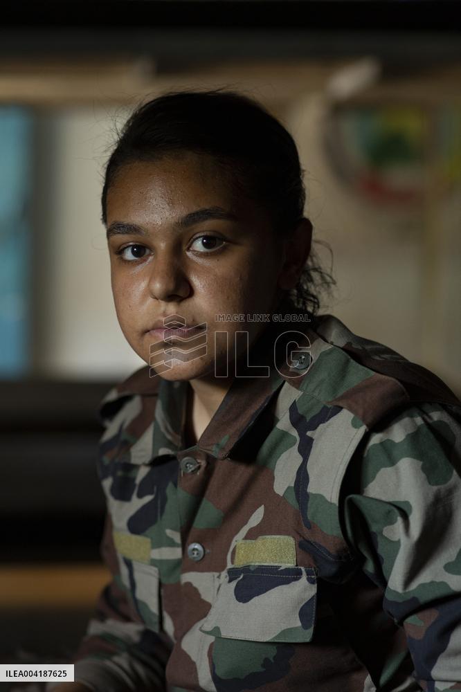 Peshmerga Recruits Of The Democratic Party of Iranian Kurdistan - Erbil