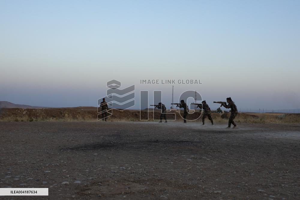 Peshmerga Recruits Of The Democratic Party of Iranian Kurdistan - Erbil