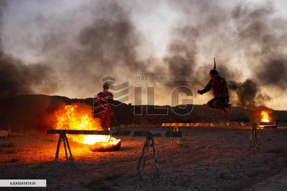 Peshmerga Recruits Of The Democratic Party of Iranian Kurdistan - Erbil