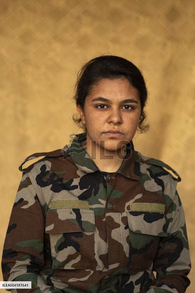 Peshmerga Recruits Of The Democratic Party of Iranian Kurdistan - Erbil