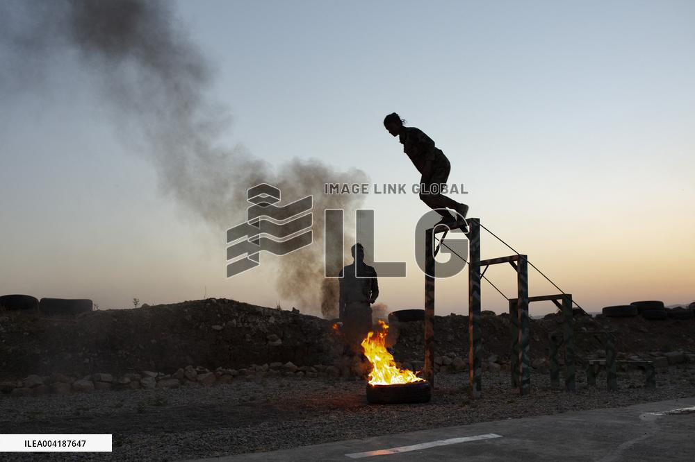 Peshmerga Recruits Of The Democratic Party of Iranian Kurdistan - Erbil