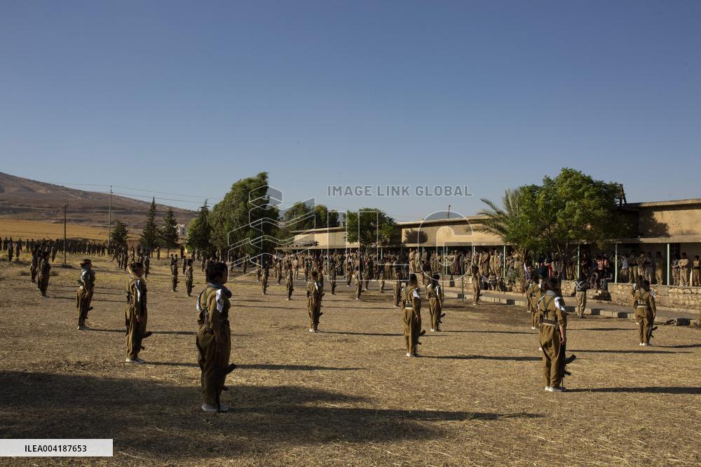 Peshmerga Recruits Of The Democratic Party of Iranian Kurdistan - Erbil