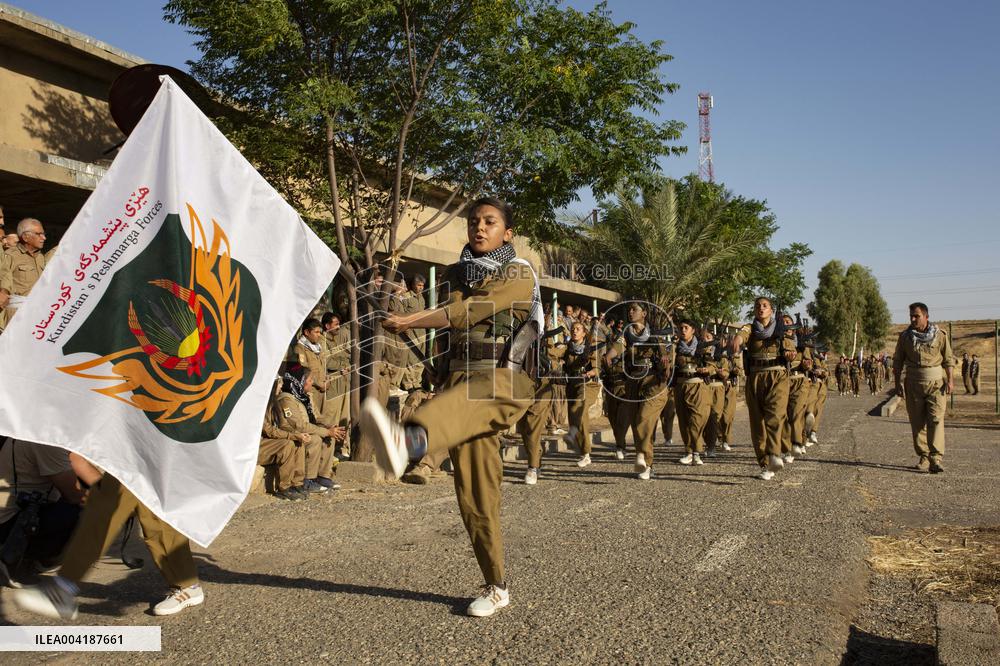 Peshmerga Recruits Of The Democratic Party of Iranian Kurdistan - Erbil