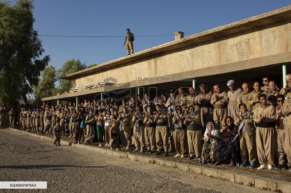 Peshmerga Recruits Of The Democratic Party of Iranian Kurdistan - Erbil