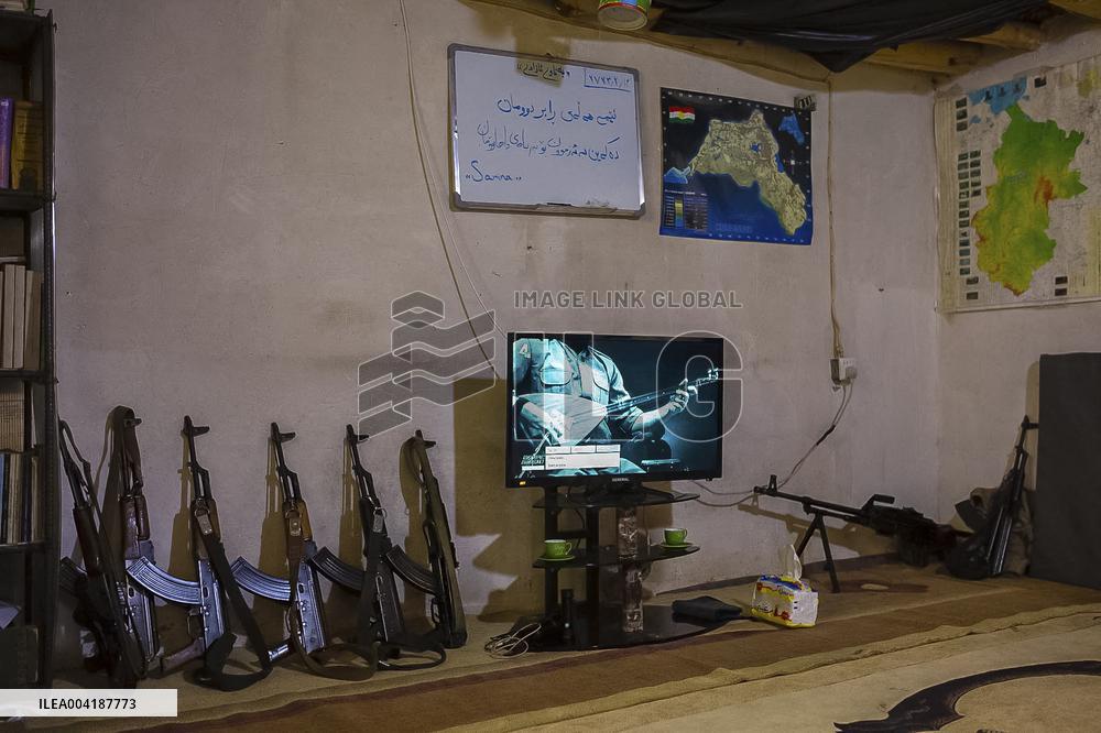 Female Peshmerga Fighters In The Mountains - Iraq