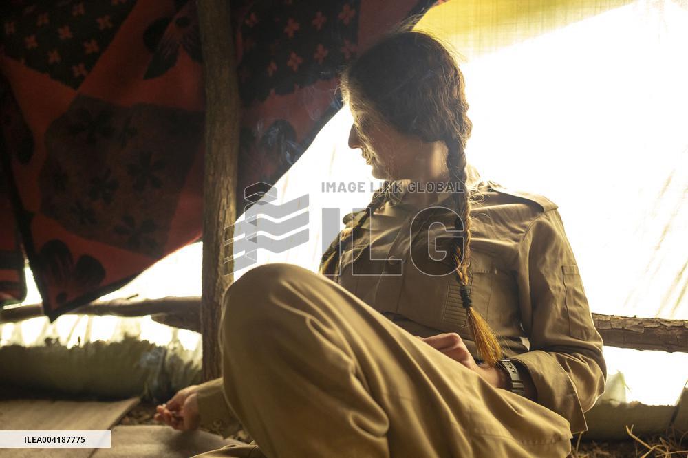 Female Peshmerga Fighters In The Mountains - Iraq