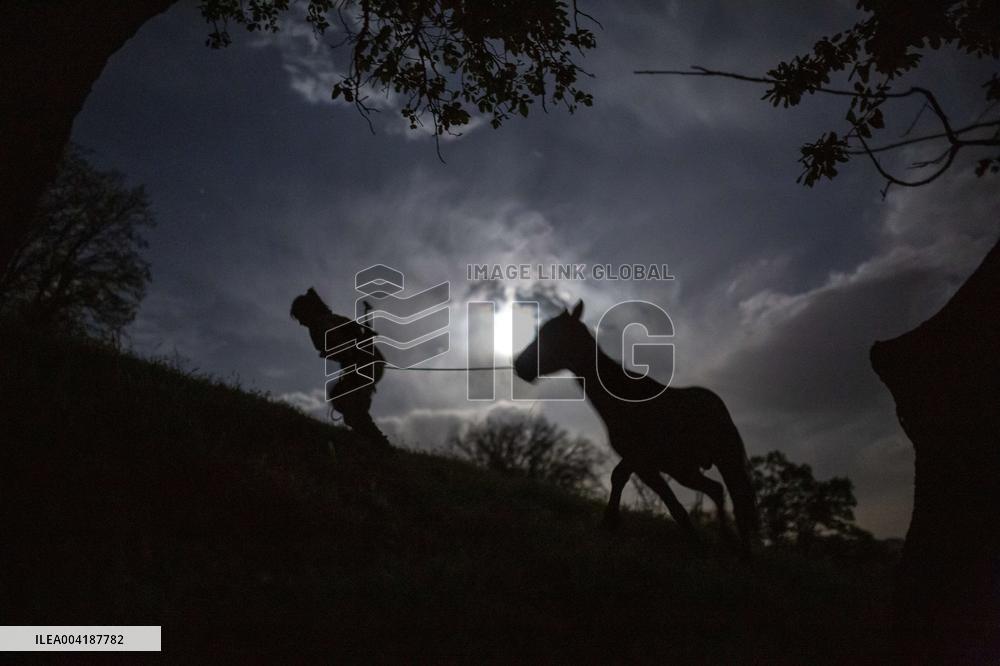 Female Peshmerga Fighters In The Mountains - Iraq