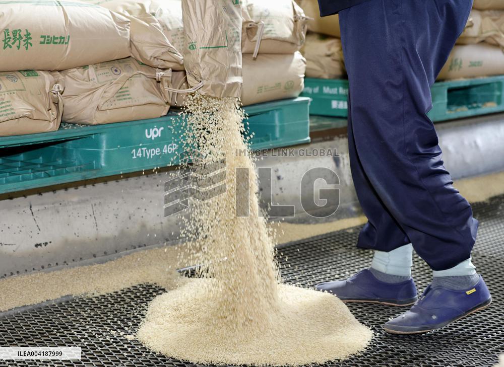 Japan's rice reserves