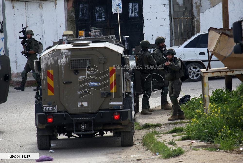 Israeli Military Operation In Askar Al-Jadid Camp