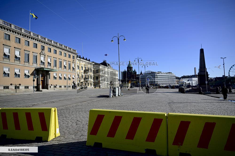 Ukrainian President Volodymyr Zelensky in Finland