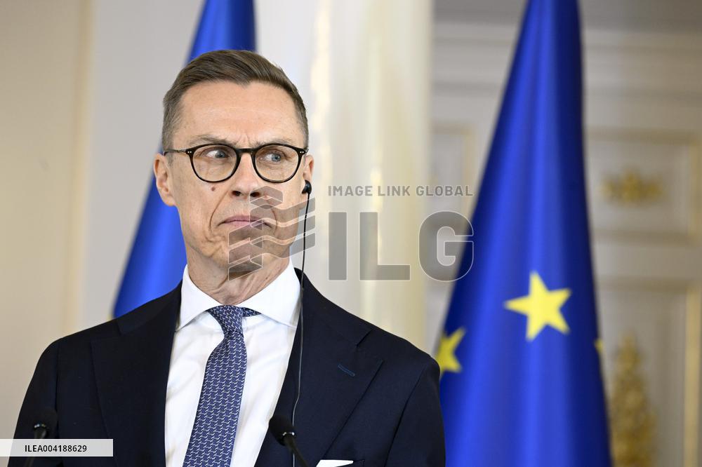 Ukraine's President Volodymyr Zelensky in Finland