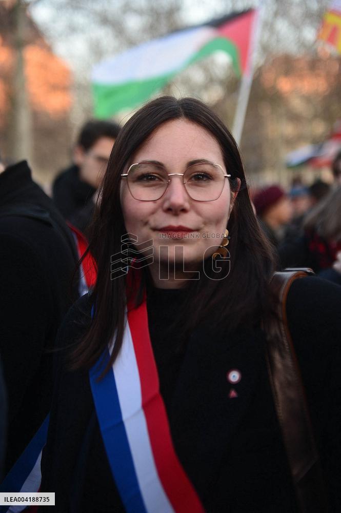 Rally in Support of The People of Gaza - Paris
