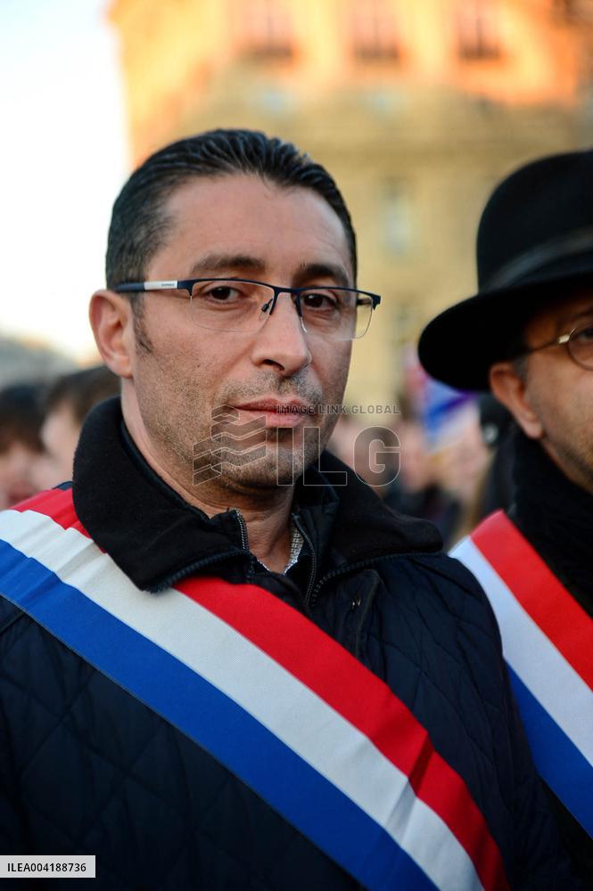 Rally in Support of The People of Gaza - Paris