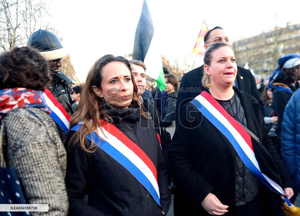 Rally in Support of The People of Gaza - Paris