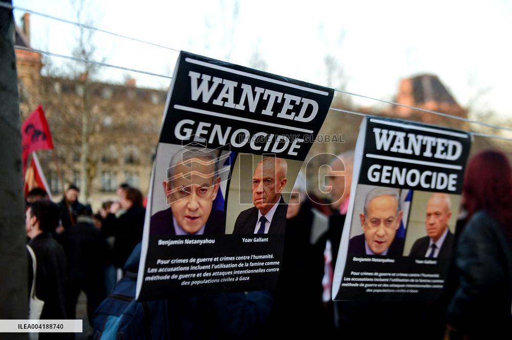 Rally in Support of The People of Gaza - Paris