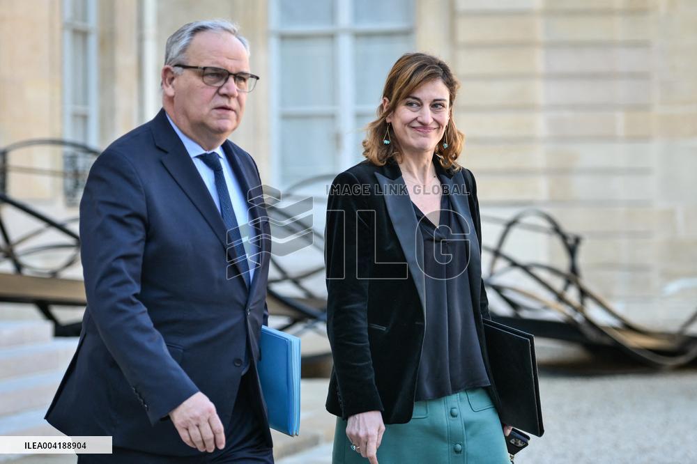 Council of Ministers at the Elysee Palace FA