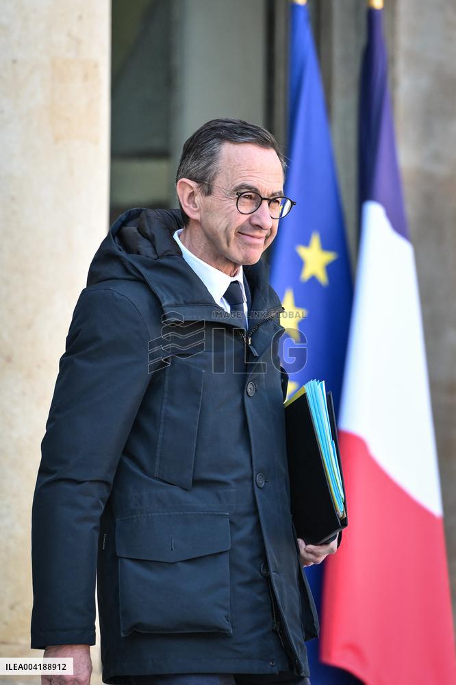 Council of Ministers at the Elysee Palace FA