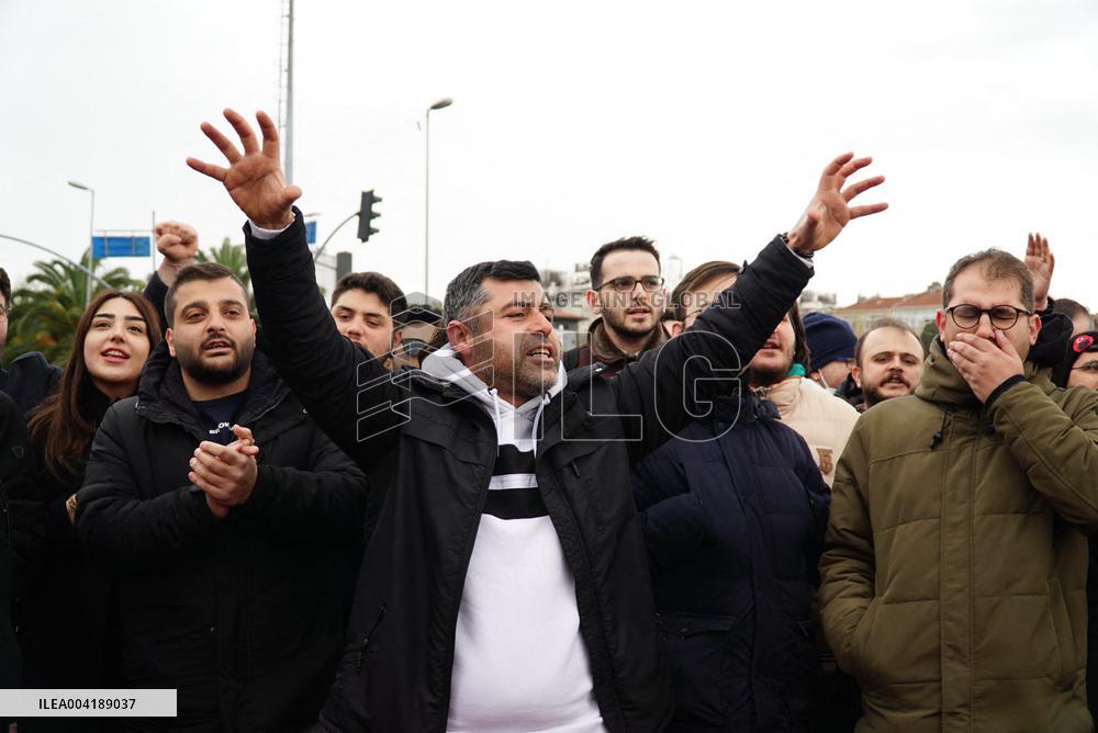 People protest Istanbul Mayor Ekrem İmamoglu detention - Istanbul