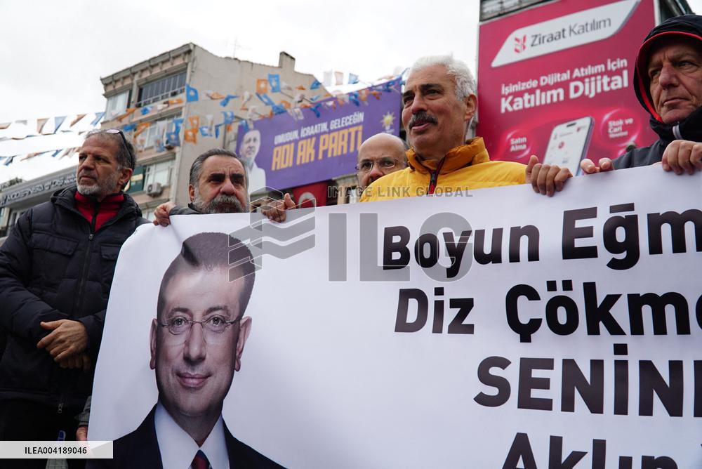 People protest Istanbul Mayor Ekrem İmamoglu detention - Istanbul