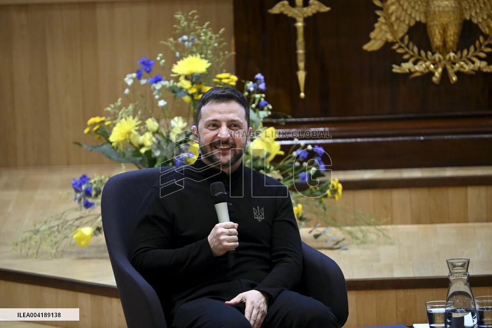 Ukrainian President Volodymyr Zelensky in Finland