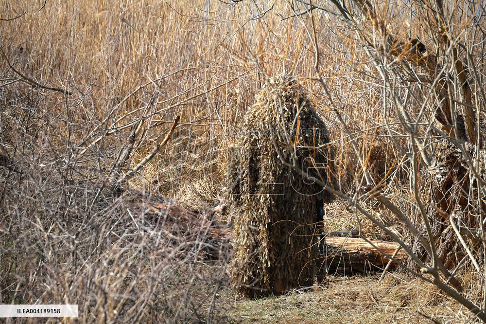 Soldiers of 40th Separate Coastal Defense Brigade practice landing from motorboats