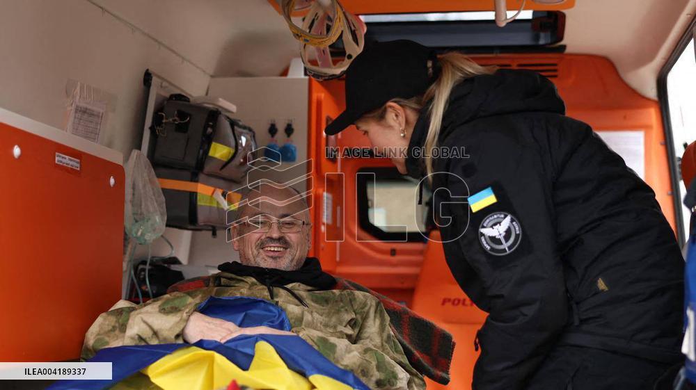 Ukrainian POW Exchange 197 Return, Including 22 Wounded