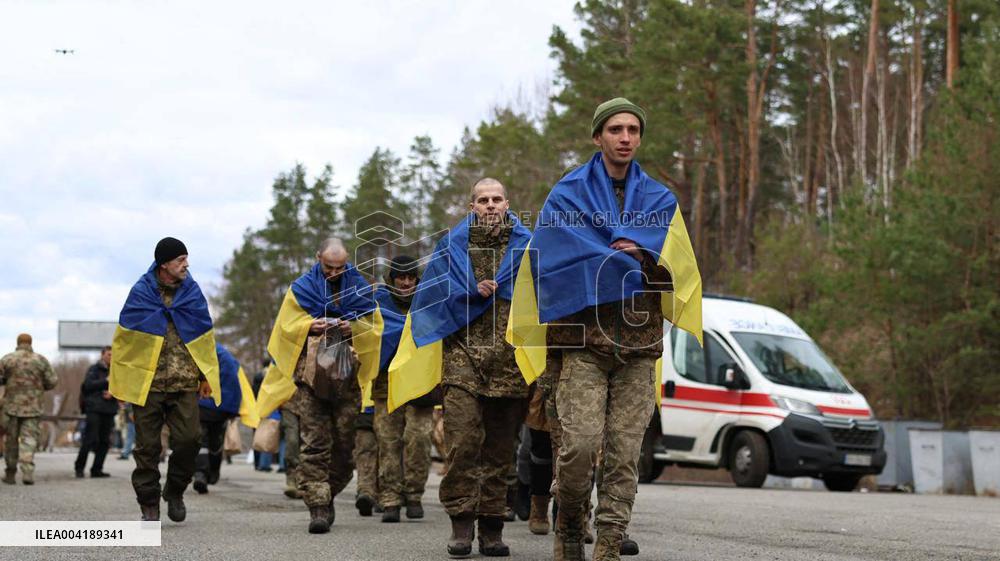 Ukrainian POW Exchange 197 Return, Including 22 Wounded