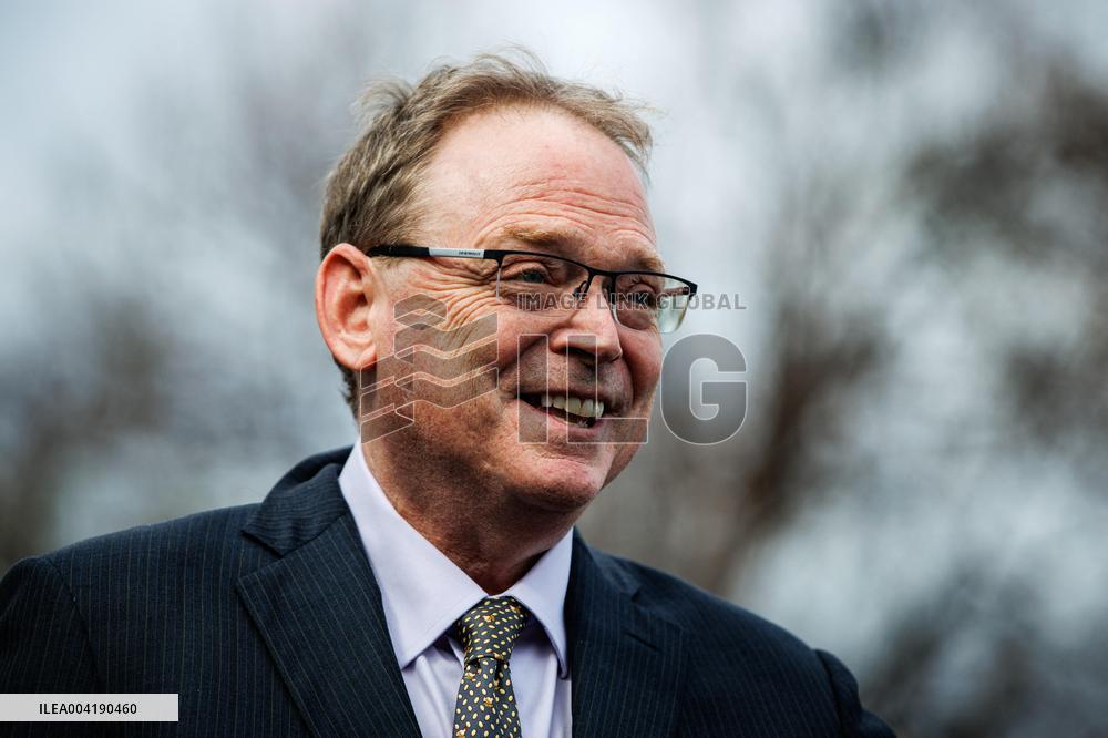 DC: NEC Director Kevin Hassett Speaks to Reporters at White House