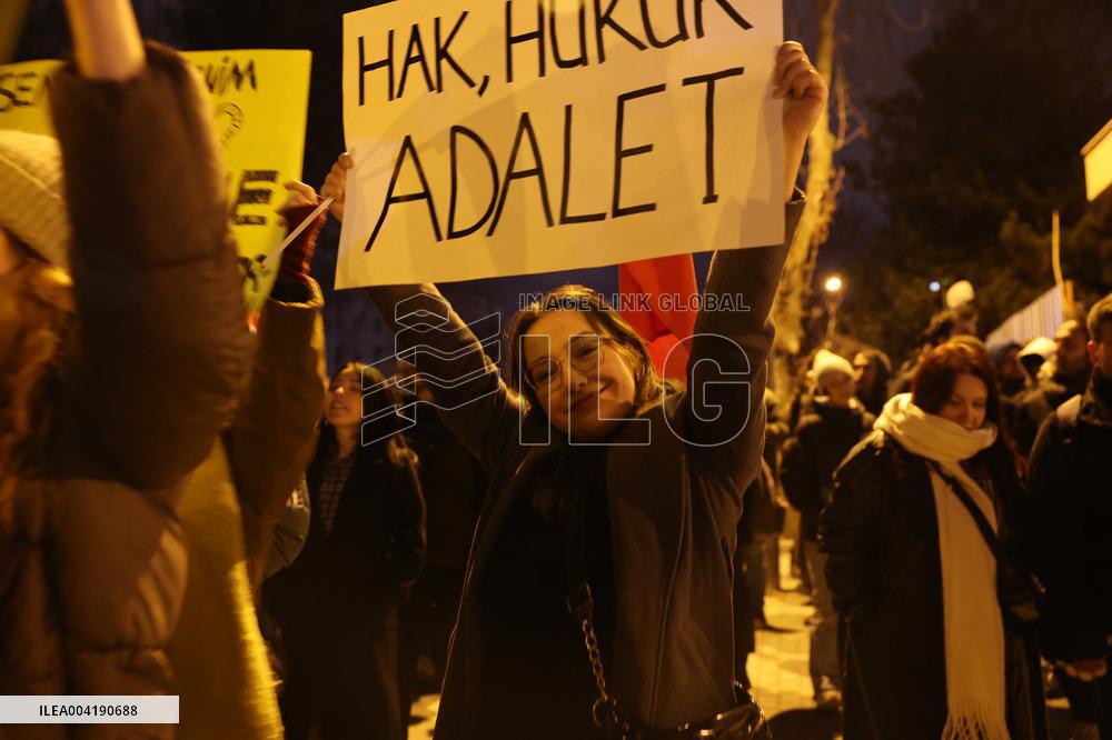 Protest in Ankara after mayor Ekrem Imamoglu s detention