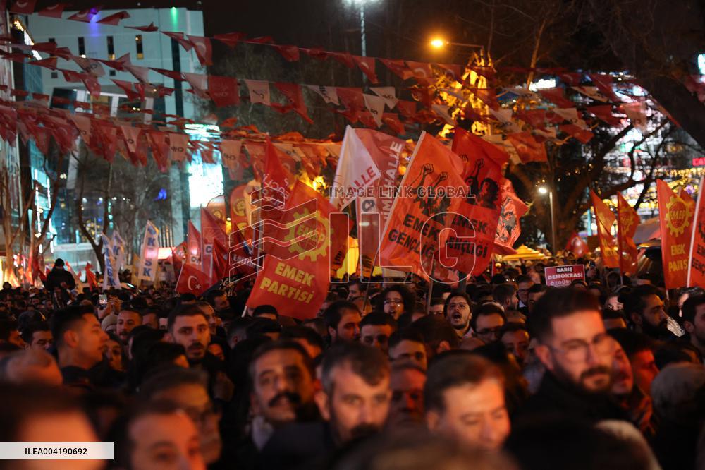 Protest in Ankara after mayor Ekrem Imamoglu s detention