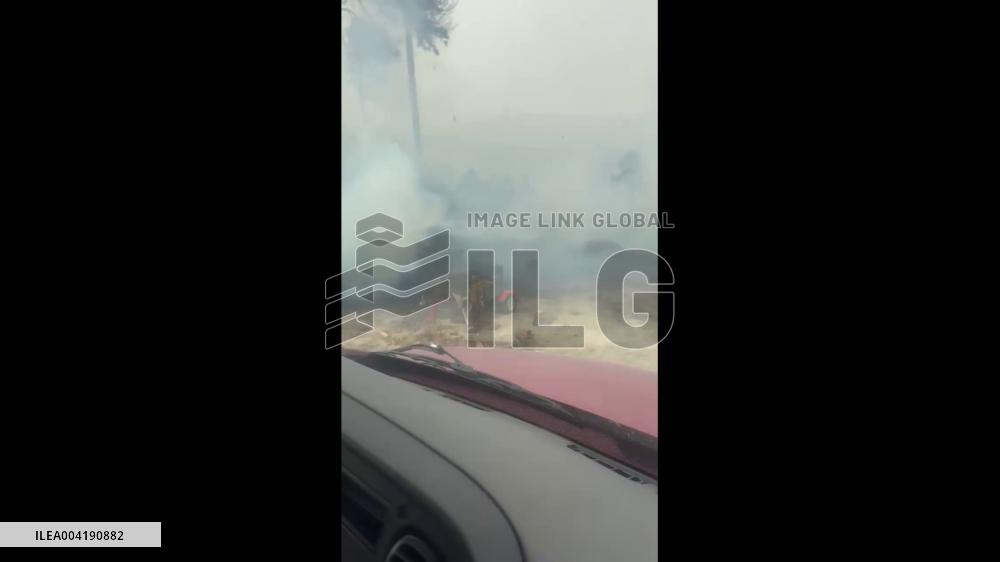 US: Gail Fire Burns in Southern New Mexico