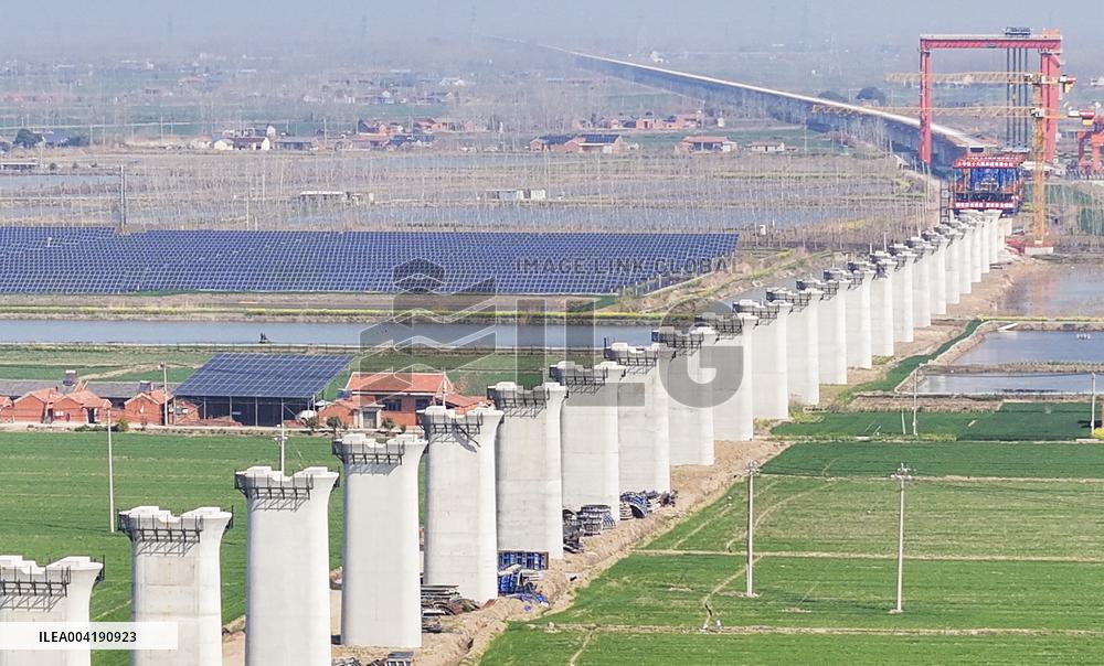 Nanjing-Huai'an Intercity Railway Construction