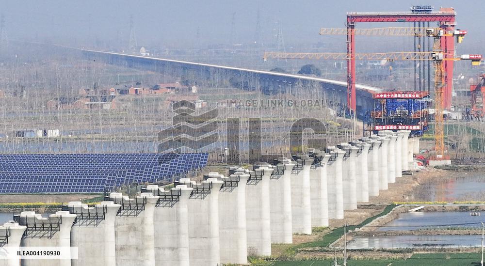 Nanjing-Huai'an Intercity Railway Construction