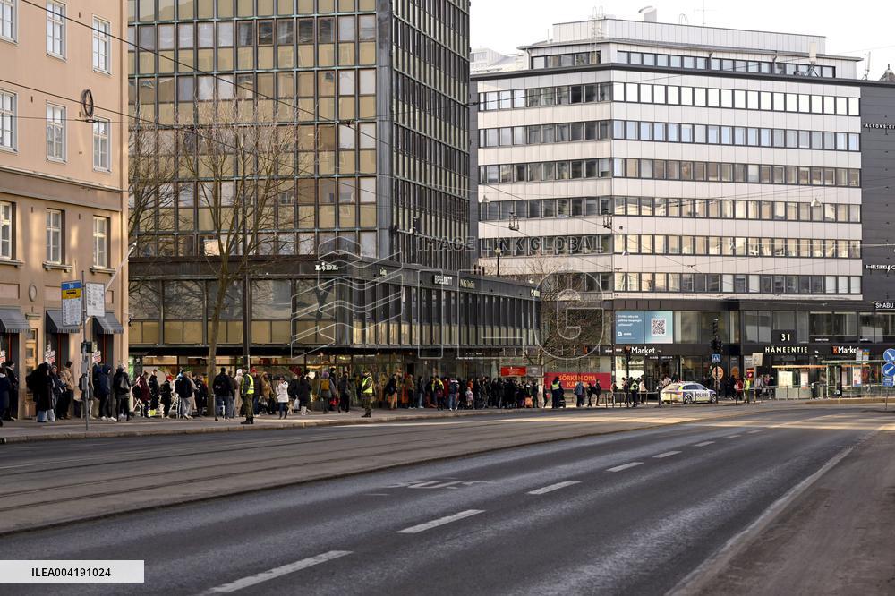 Ukraine's President Volodymyr Zelensky in Finland