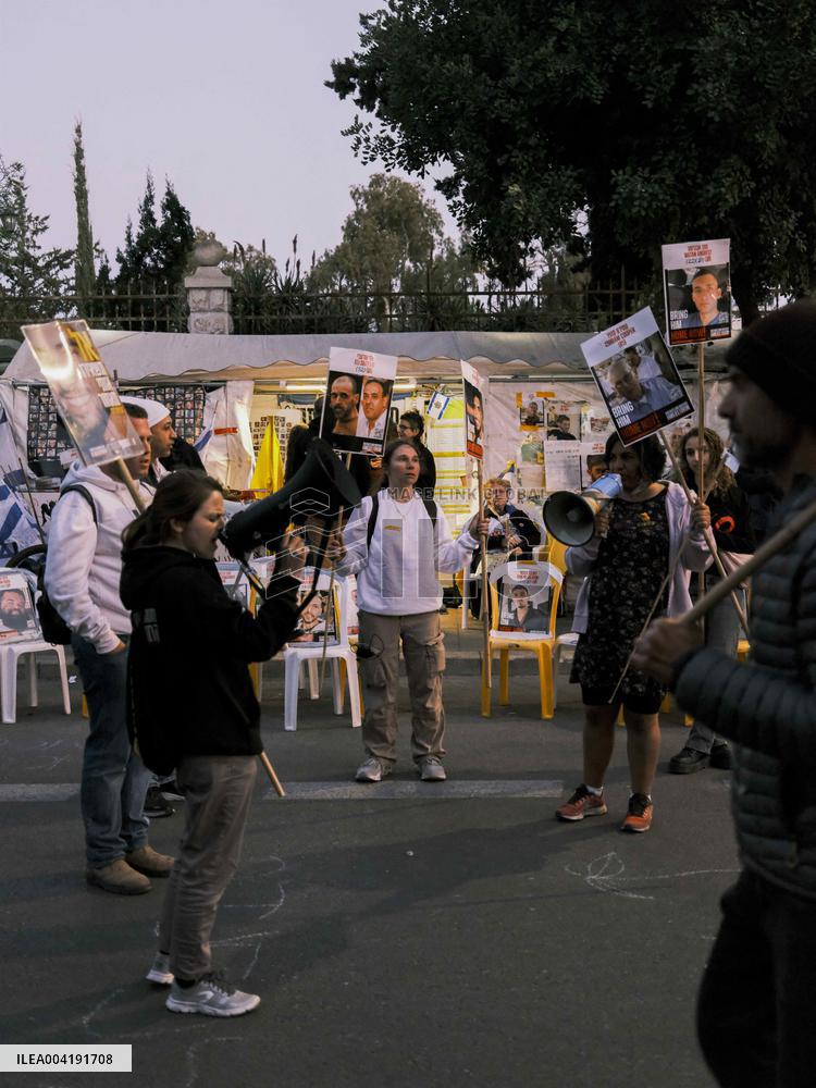 Israelis Protest Against Netanyahu in Jerusalem