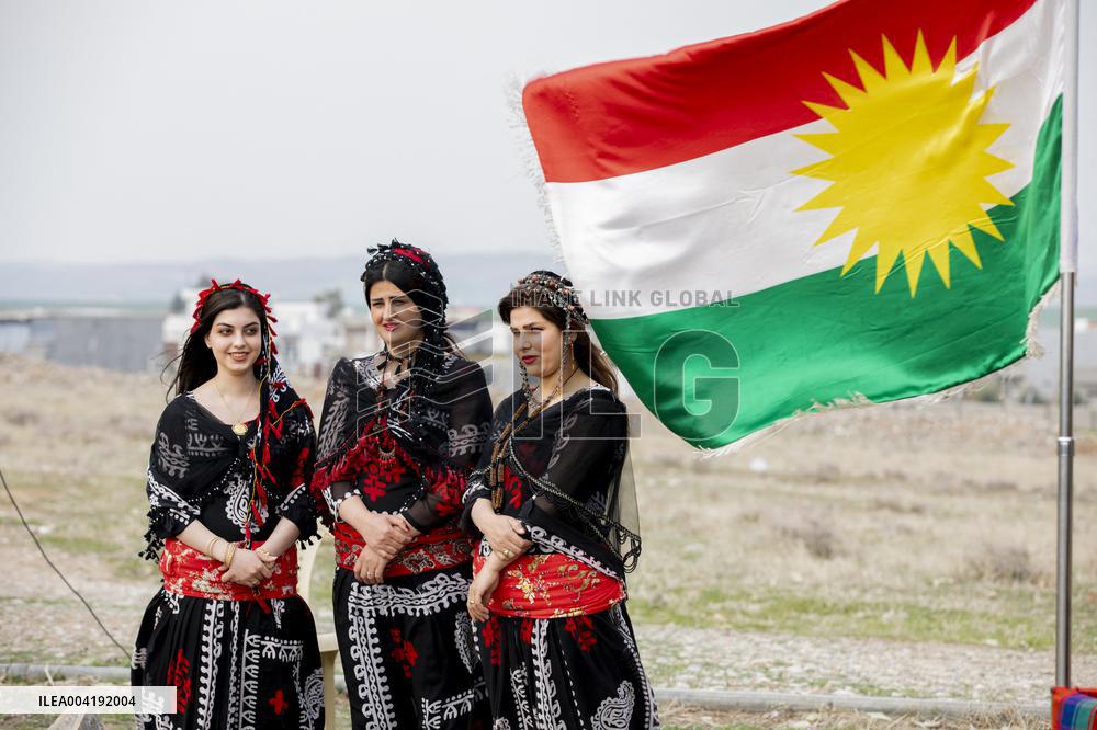 Democratic Party of Iranian Kurdistan Celebrates Nowruz in Baharka - Iraq