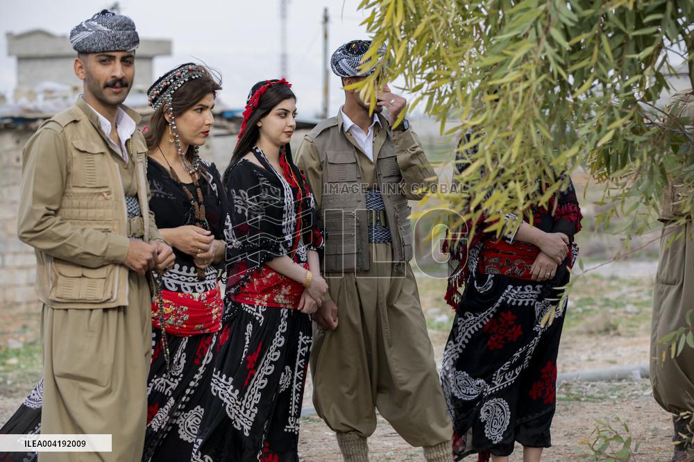 Democratic Party of Iranian Kurdistan Celebrates Nowruz in Baharka - Iraq