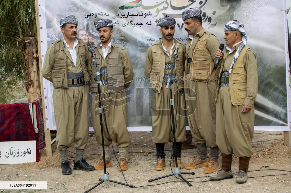 Democratic Party of Iranian Kurdistan Celebrates Nowruz in Baharka - Iraq