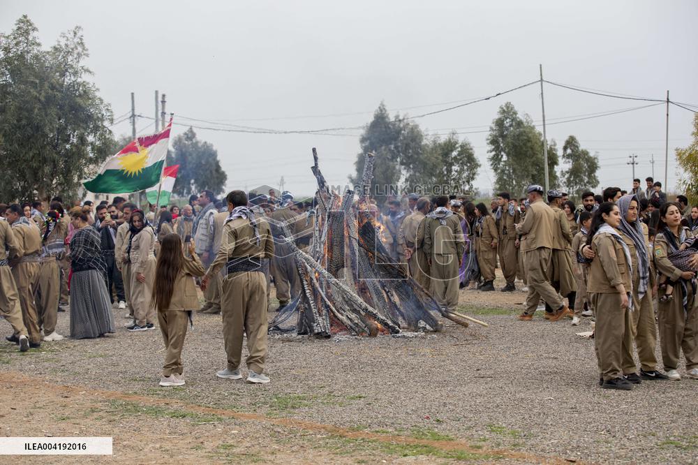 Democratic Party of Iranian Kurdistan Celebrates Nowruz in Baharka - Iraq
