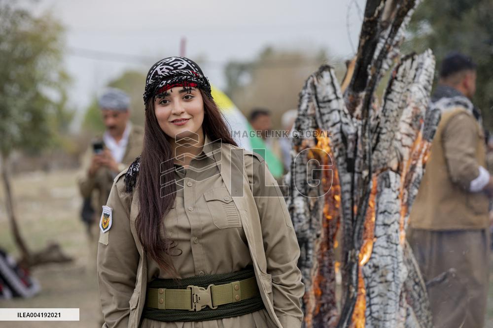 Democratic Party of Iranian Kurdistan Celebrates Nowruz in Baharka - Iraq