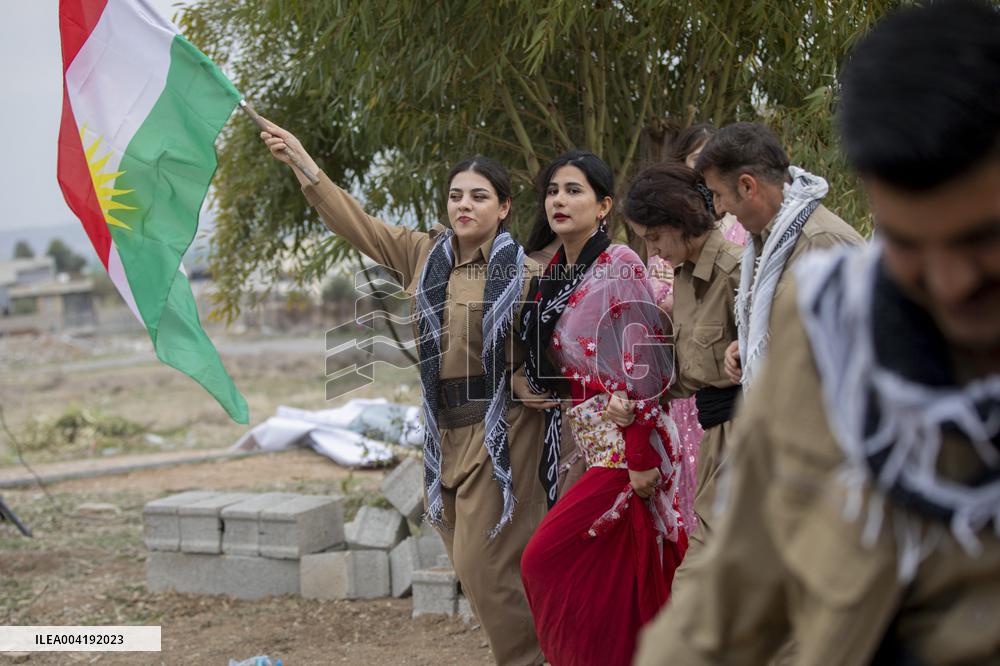 Democratic Party of Iranian Kurdistan Celebrates Nowruz in Baharka - Iraq